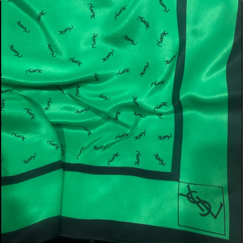 YSL vintage silk scarf